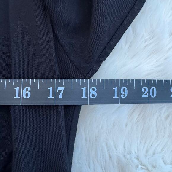 Ann Taylor LOFT Black Long Sleeve Button Down Tie Waist Shirt Dress 0 NWT - Picture 9 of 11